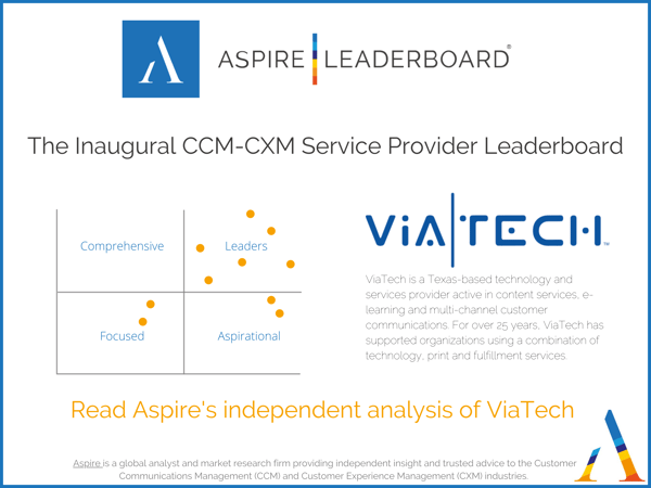 ViaTech_CCM-CXM Service Providers Leaderboard